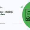 Adana Tercüme Büroları